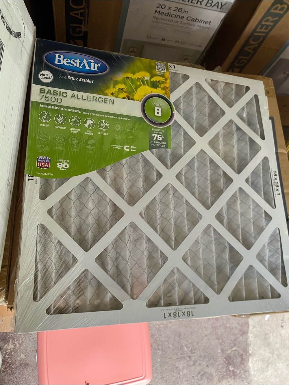 Basic Allergen 7500 Air Filter - White 12 units